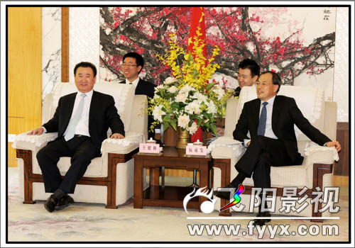 万达集团董事长王健林来汉考察(图1)